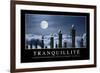 Tranquillité: Citation Et Affiche D'Inspiration Et Motivation-null-Framed Photographic Print