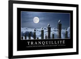 Tranquillité: Citation Et Affiche D'Inspiration Et Motivation-null-Framed Photographic Print