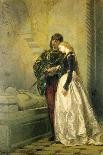 Visiting the Tomb of Romeo and Juliet, 1861-1862-Tranquillo Cremona-Giclee Print
