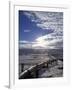 Trans-Alaska Pipeline in Winter, North Slope of the Brooks Range, Alaska, USA-Hugh Rose-Framed Photographic Print