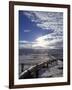 Trans-Alaska Pipeline in Winter, North Slope of the Brooks Range, Alaska, USA-Hugh Rose-Framed Photographic Print