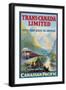 Trans-Canada Limited, Fastest Train Across the Continent-null-Framed Art Print