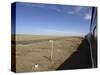 Trans-Mongolian Train Travelling Through the Gobi Desert En Route to Ulaan Baatar, Mongolia-Andrew Mcconnell-Stretched Canvas