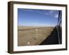 Trans-Mongolian Train Travelling Through the Gobi Desert En Route to Ulaan Baatar, Mongolia-Andrew Mcconnell-Framed Photographic Print