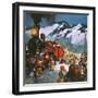 Trans Siberian Railway-English School-Framed Giclee Print