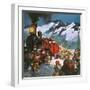 Trans Siberian Railway-English School-Framed Giclee Print