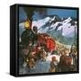 Trans Siberian Railway-English School-Framed Stretched Canvas