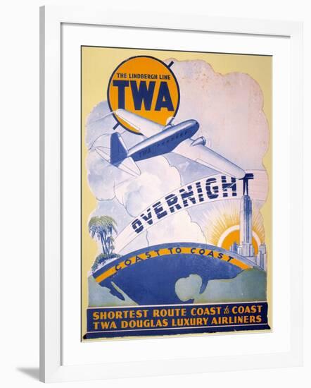 Trans-World Airlines 1934-null-Framed Giclee Print