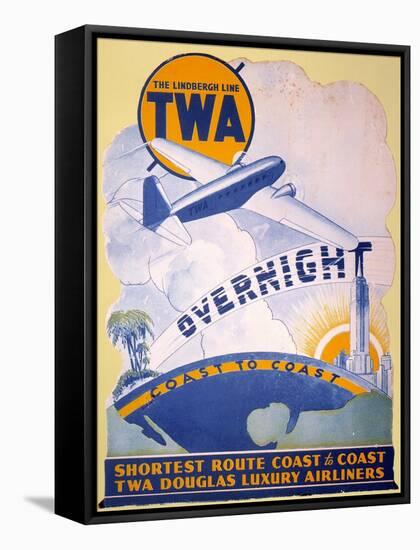 Trans-World Airlines 1934-null-Framed Stretched Canvas