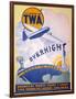 Trans-World Airlines 1934-null-Framed Giclee Print