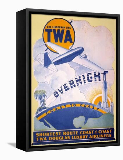 Trans-World Airlines 1934-null-Framed Stretched Canvas