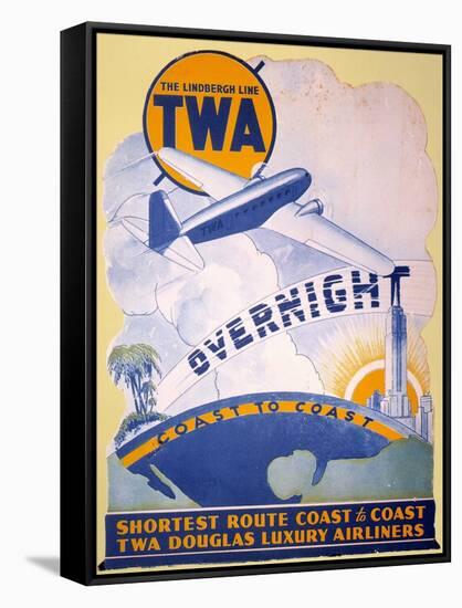 Trans-World Airlines 1934-null-Framed Stretched Canvas