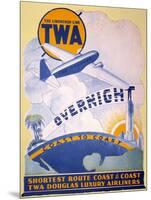 Trans-World Airlines 1934-null-Mounted Giclee Print