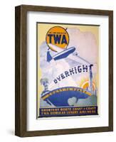 Trans-World Airlines 1934-null-Framed Premium Giclee Print