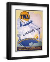 Trans-World Airlines 1934-null-Framed Premium Giclee Print