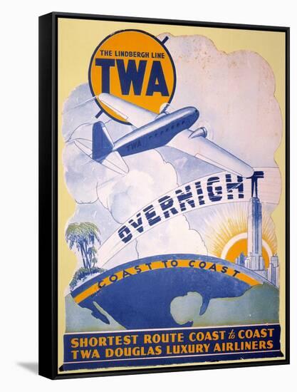 Trans-World Airlines 1934-null-Framed Stretched Canvas