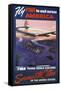 Trans-World Airlines 1950S-null-Framed Stretched Canvas