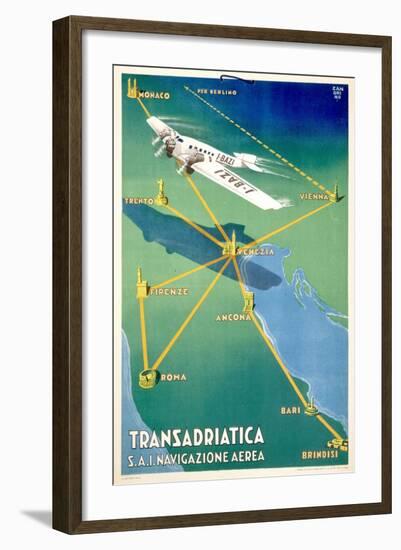 Transadricatica-null-Framed Art Print