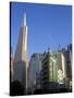 Transamerica Pyramid Skyscraper in San Francisco, California, USA-David R. Frazier-Stretched Canvas