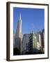 Transamerica Pyramid Skyscraper in San Francisco, California, USA-David R. Frazier-Framed Photographic Print