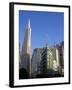 Transamerica Pyramid Skyscraper in San Francisco, California, USA-David R. Frazier-Framed Photographic Print