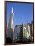 Transamerica Pyramid Skyscraper in San Francisco, California, USA-David R. Frazier-Framed Photographic Print