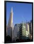 Transamerica Pyramid Skyscraper in San Francisco, California, USA-David R. Frazier-Framed Photographic Print