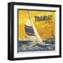 Transat à la voile-Bruno Pozzo-Framed Art Print