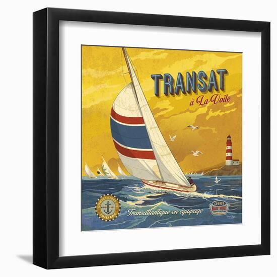 Transat à la voile-Bruno Pozzo-Framed Art Print