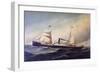 Transatlantic Habana Ship, by Antonio Nicolo Gasparo Jacobsen (1850-1921), 19th Century-null-Framed Giclee Print