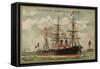 Transatlantic Liner Labrador-null-Framed Stretched Canvas