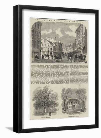 Transatlantic Sketches, Boston-null-Framed Giclee Print