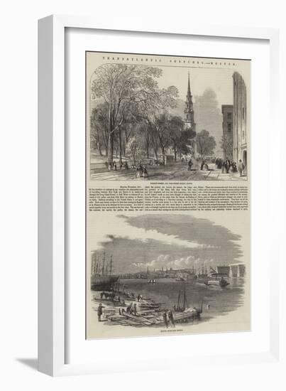 Transatlantic Sketches, Boston-null-Framed Giclee Print