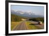 Transcanada Highway near Lake Louise, Banff National Park, Rocky Mountains, Alberta, Canada, North -Hans-Peter Merten-Framed Photographic Print