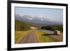 Transcanada Highway near Lake Louise, Banff National Park, Rocky Mountains, Alberta, Canada, North -Hans-Peter Merten-Framed Photographic Print