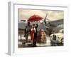 Transcontinental Flight-Brent Heighton-Framed Art Print