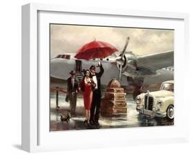 Transcontinental Flight-Brent Heighton-Framed Art Print