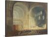 Transept of Ewenny Priory, Glamorganshire, C.1797 (W/C over Pencil on Paper)-Joseph Mallord William Turner-Stretched Canvas