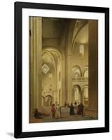 Transept of the Mariakerk in Utrecht-Pieter Jansz Saenredam-Framed Art Print