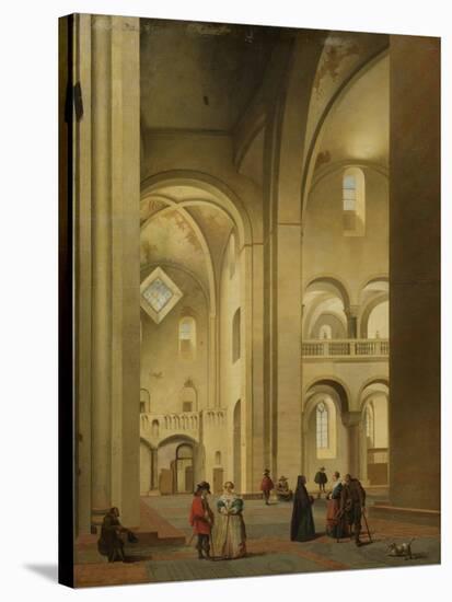 Transept of the Mariakerk in Utrecht-Pieter Jansz Saenredam-Stretched Canvas