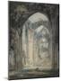 Transept of Tintern Abbey, Monmouthshire, C.1794 (W/C over Graphite with Pen & Black Ink on Paper)-Joseph Mallord William Turner-Mounted Giclee Print