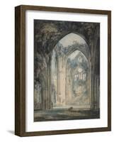 Transept of Tintern Abbey-J. M. W. Turner-Framed Giclee Print