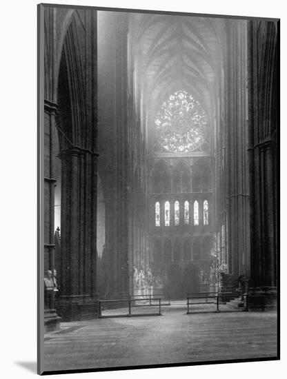 Transept of Westminster Abbey-null-Mounted Photographic Print