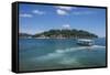 Transfer to the exclusive Iririki Island, Efate, Vanuatu, Pacific-Michael Runkel-Framed Stretched Canvas