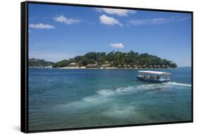 Transfer to the exclusive Iririki Island, Efate, Vanuatu, Pacific-Michael Runkel-Framed Stretched Canvas