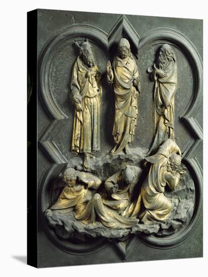 Transfiguration, Bronze Panel-Lorenzo Ghiberti-Stretched Canvas