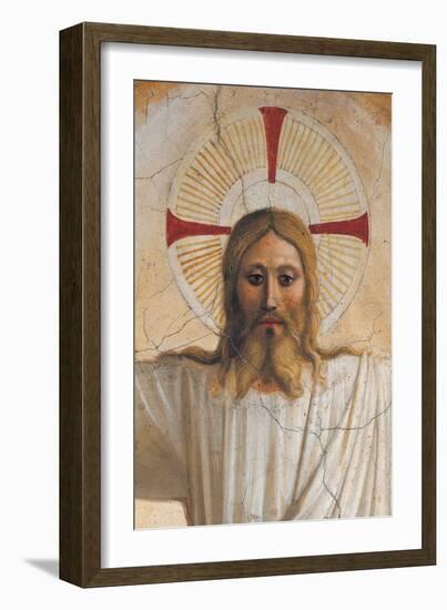 Transfiguration, detail of Jesus Christ-Beato Angelico-Framed Art Print