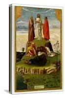 Transfiguration of Christ on Mount Tabor, 1455-60-Giovanni Bellini-Stretched Canvas