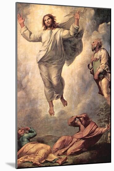 Transfiguration of Christ-Raphael-Mounted Art Print