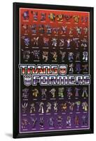 Transformers Line Up-null-Lamina Framed Poster